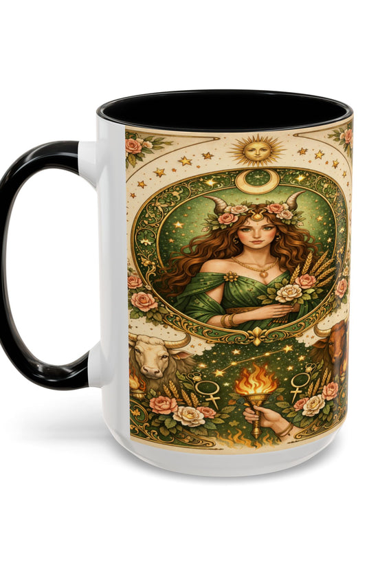 Celestial Taurus Coffee Mug (11/15oz) by Grace Canvas Shop