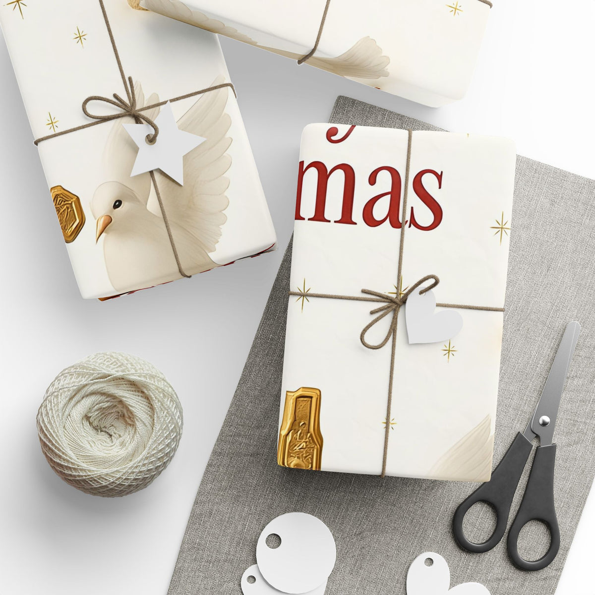Christmas Lamb Gift Wrapping Paper