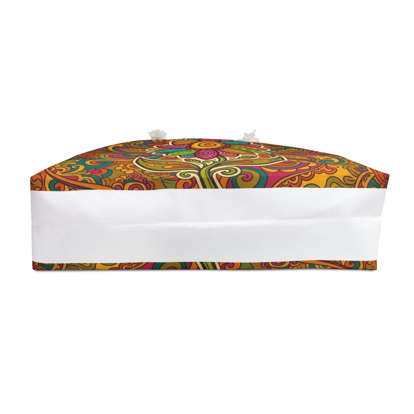 Boho Paisley Floral Weekender Bag – Colorful Retro Travel Tote