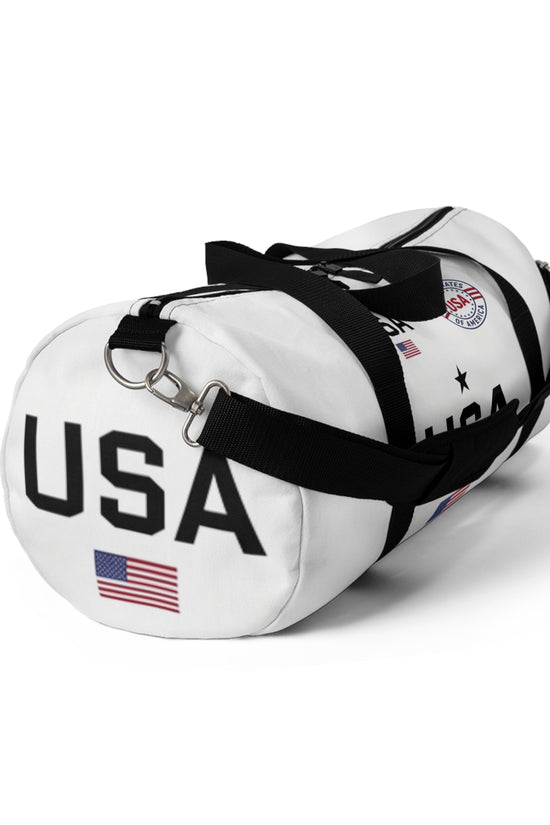 USA Flag Duffel Bag - Patriotic Travel & Gym Gear