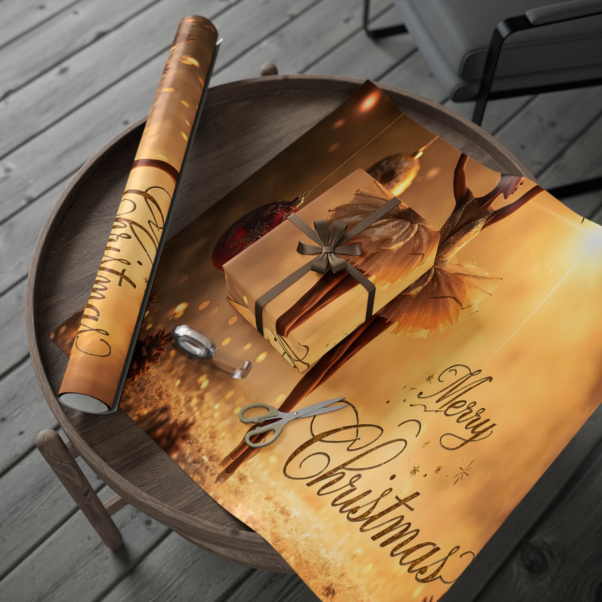 Ballerina 2 Elegant Seasonal Wrapping Paper