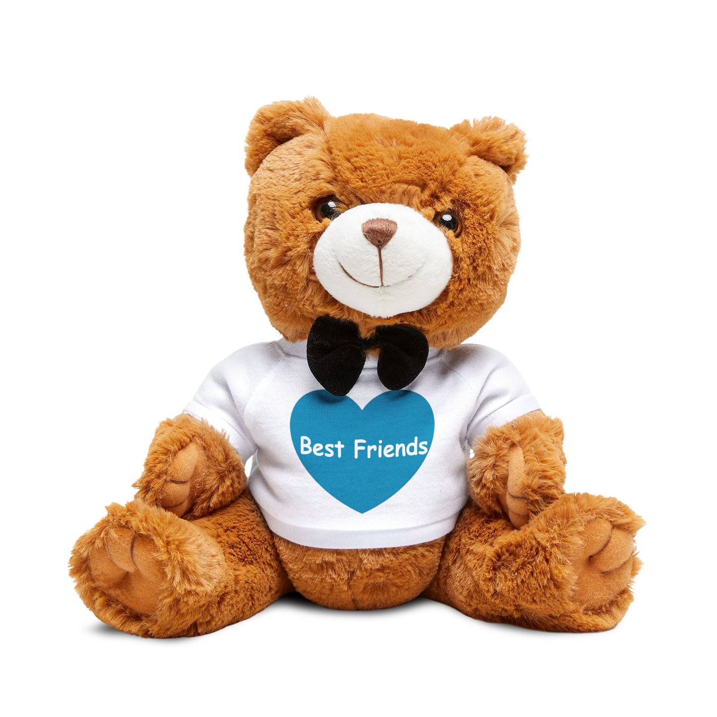 Best Friends Teddy Bear Plush with Heart T‑Shirt