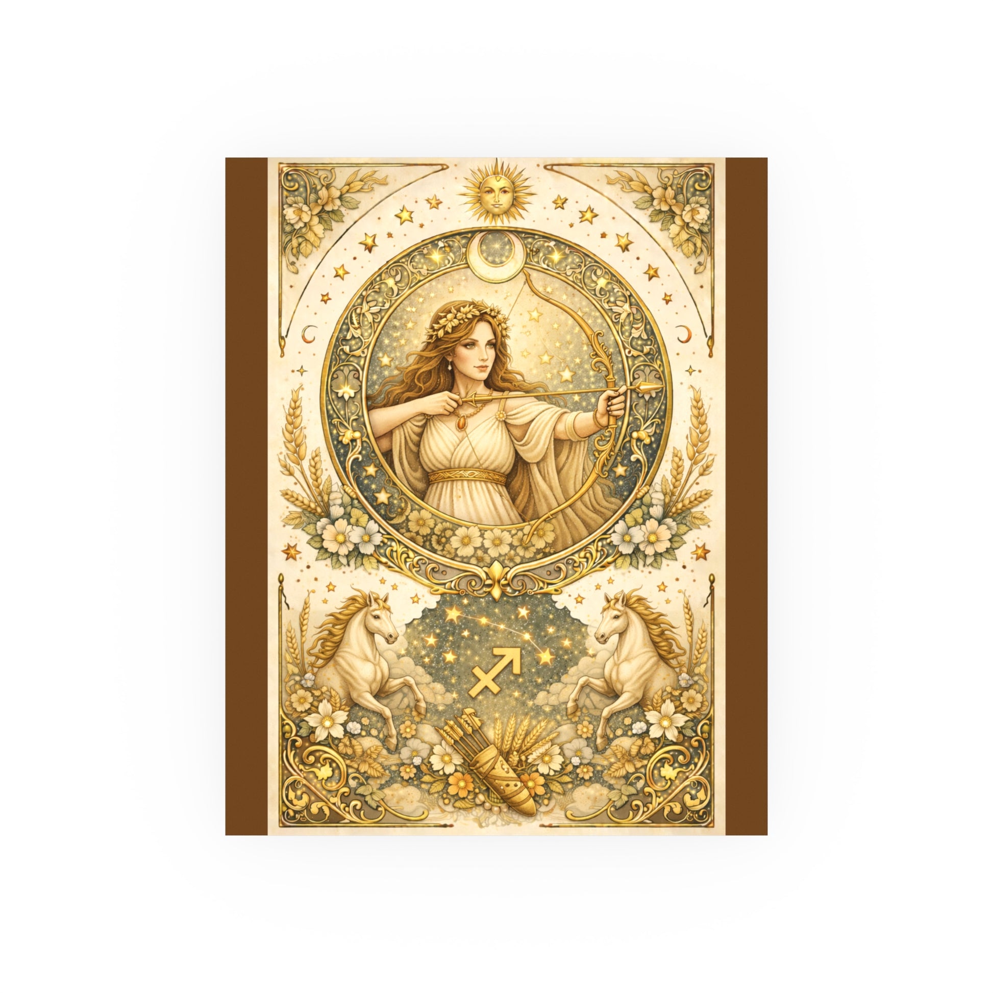 Celestial Sagittarius Zodiac Poster by Grace Canvas Shop