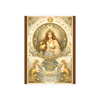 Celestial Aquarius Goddess Art Poster