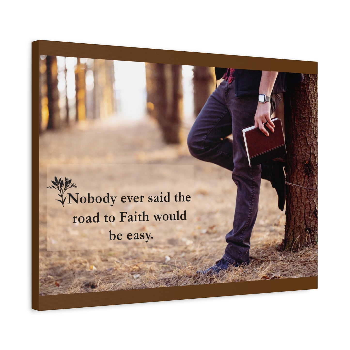 Faith Journey Matte Canvas Wall Art by Grace Canvas Shop