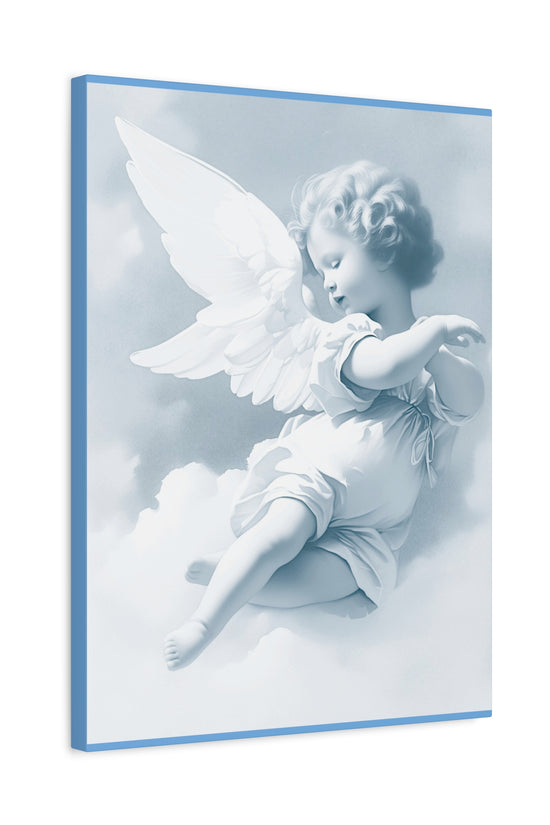 Baroque Angel Cherub Wall Canvas by Grace Canvas Shop