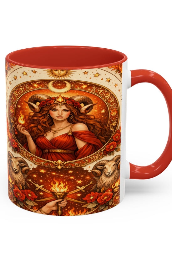 Celestial Aries Coffee Mug (11/15oz) by Grace Canvas Shop