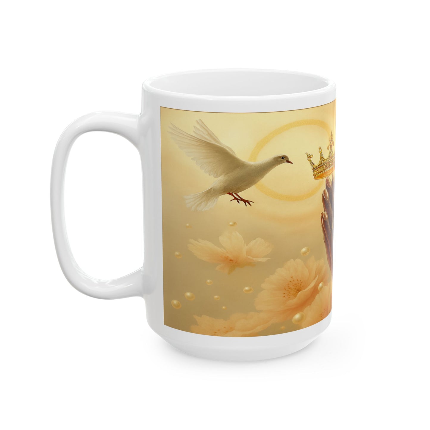Isaiah 62:3 Inspirational Prayer Ceramic Mug, 11oz, 15oz by Grace Canvas.shop