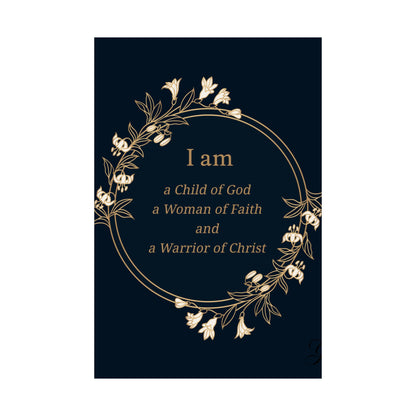 Woman of Faith Poster - Matte Vertical Print