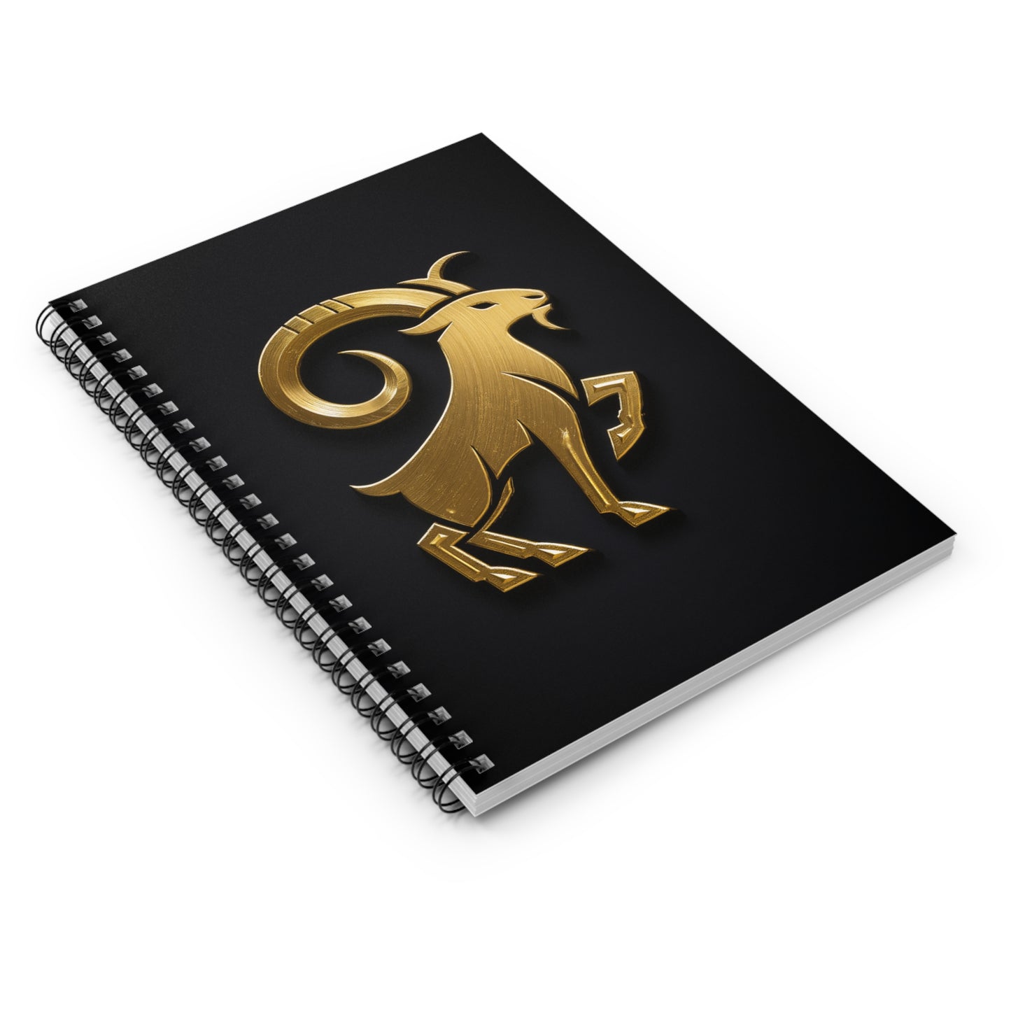 Aries Zodiac Spiral Notebook — Ruled Journal for Astrology Lovers