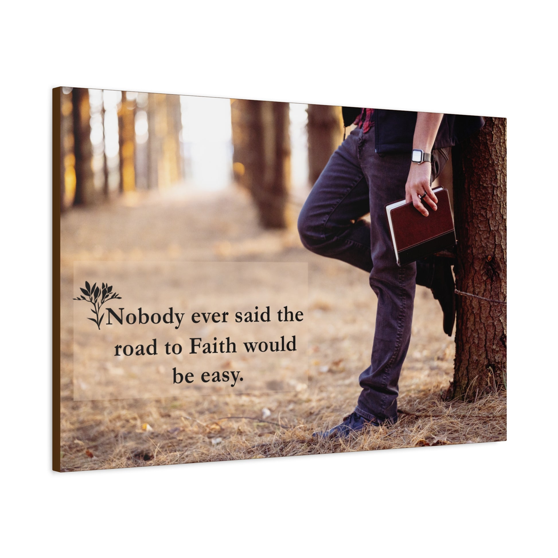 Faith Journey Matte Canvas Wall Art by Grace Canvas Shop
