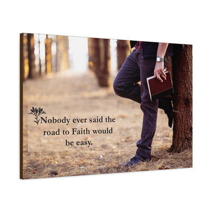 Faith Journey Matte Canvas Wall Art by Grace Canvas Shop