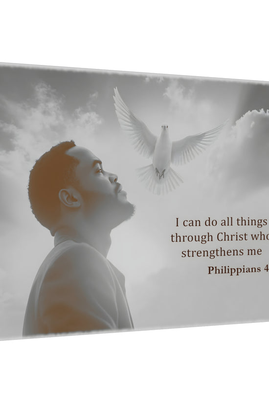 I Can Do All Things Through Christ Phillipians 4:13 Verse Wall Art by Grace Canvas