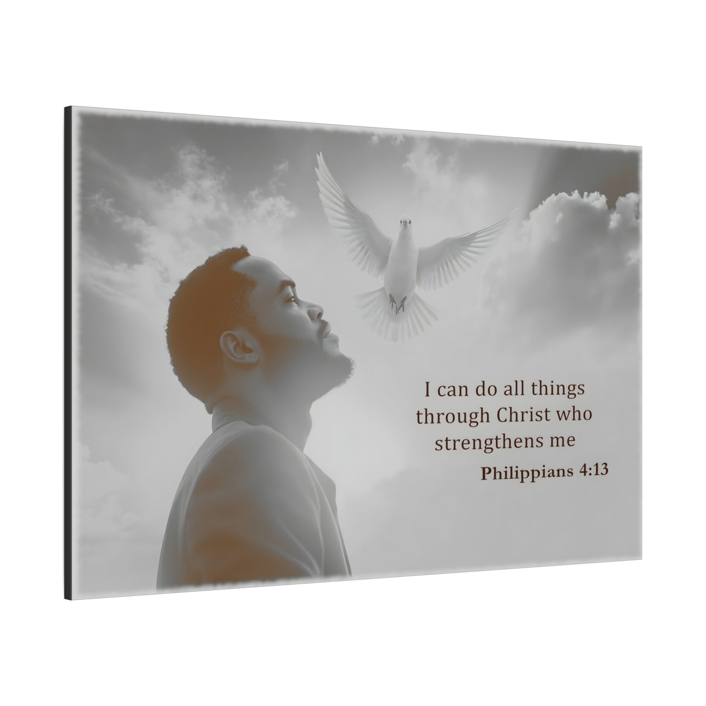 I Can Do All Things Through Christ Phillipians 4:13 Verse Wall Art by Grace Canvas