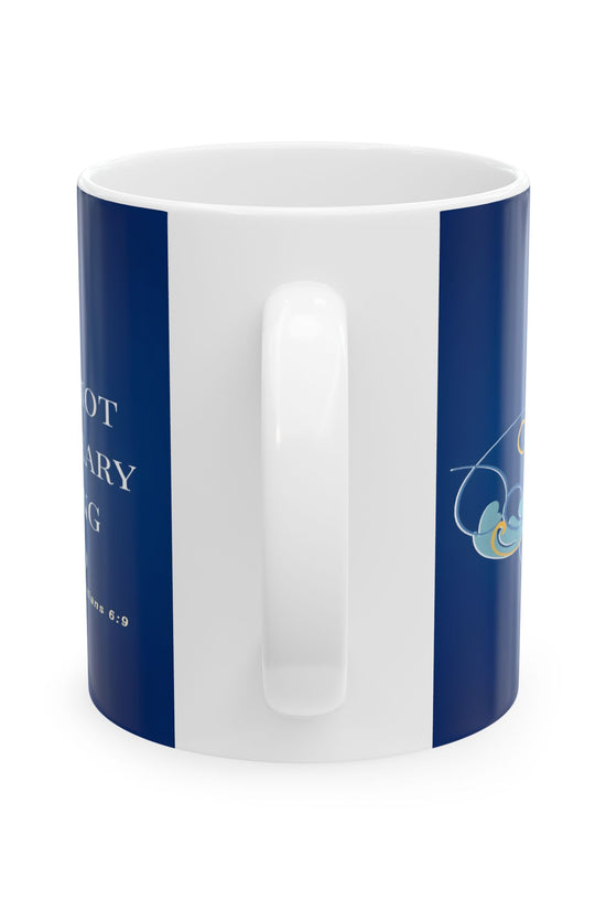 Blue Cross Faith-Inspired Ceramic Mug by Grace Canvas.shop