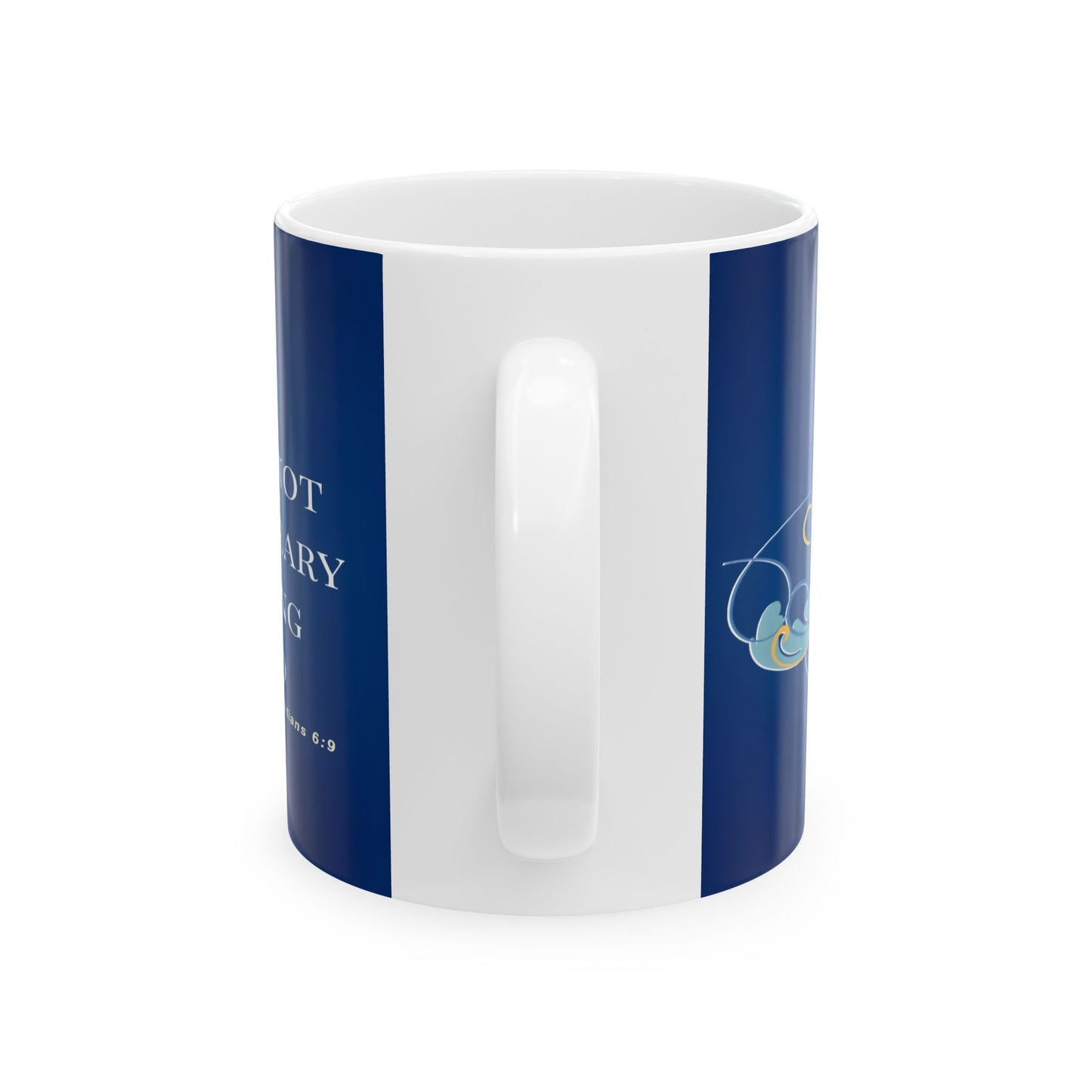 Blue Cross Faith-Inspired Ceramic Mug