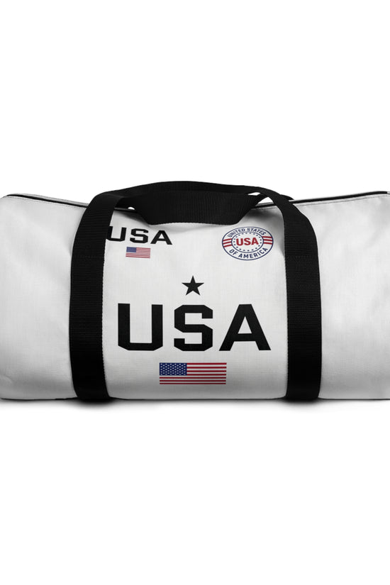 USA Flag Duffel Bag - Patriotic Travel & Gym Gear