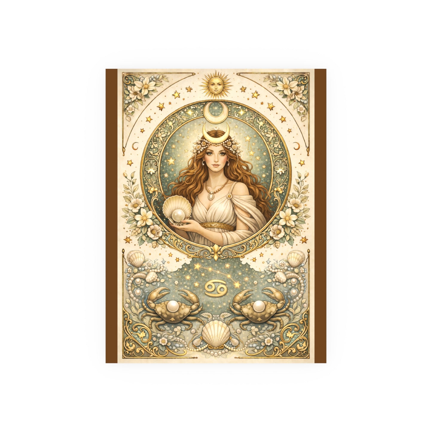 Cancer Zodiac Art Poster — Astrology Print