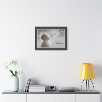 I Can Do All Things Through Christ Phillipians 4:13 Verse Wall Art by Grace Canvas