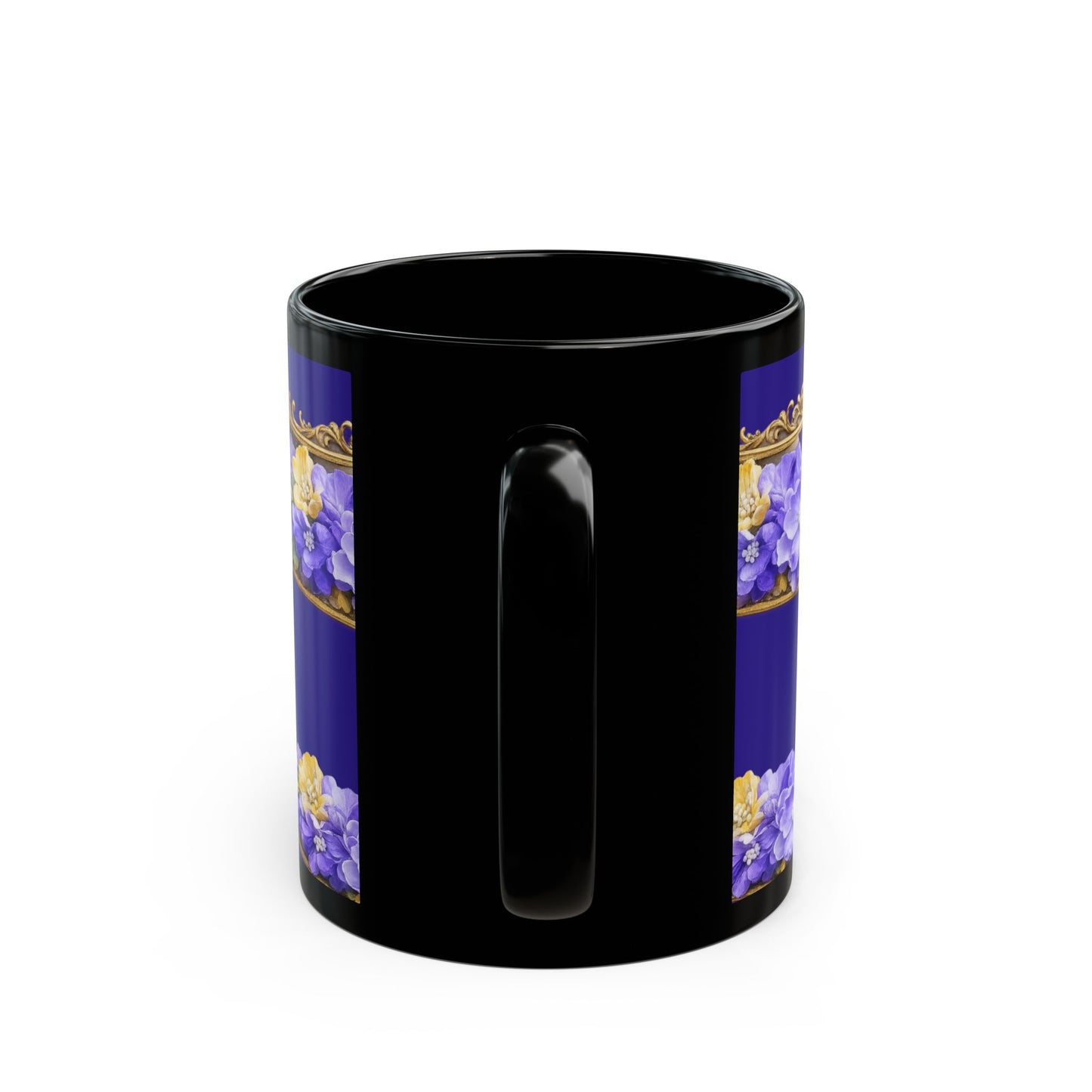 Elegant Gold Trim Coffee Cup (11oz, 15oz)
