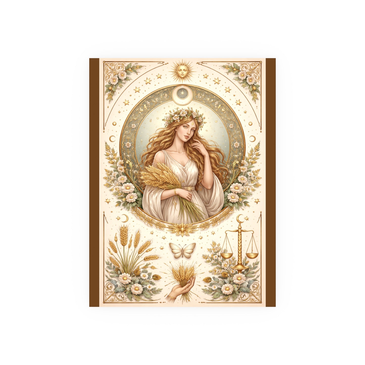 Celestial Virgo Art Print - Archival Matte Poster