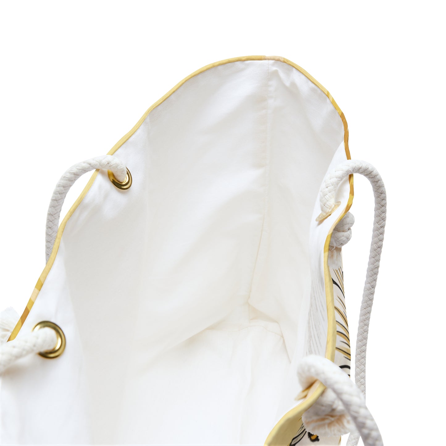 Golden Floral Weekender Bag — Butterflies & Bees Travel Tote