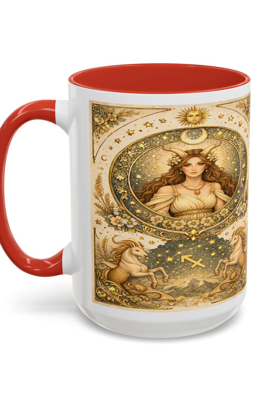 Celestial Capricorn Coffee Mug by Grace Canvas Shop