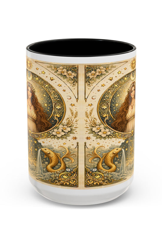 Celestrial Pisces Zodiac Coffee Mug by Grace Canvas Shop