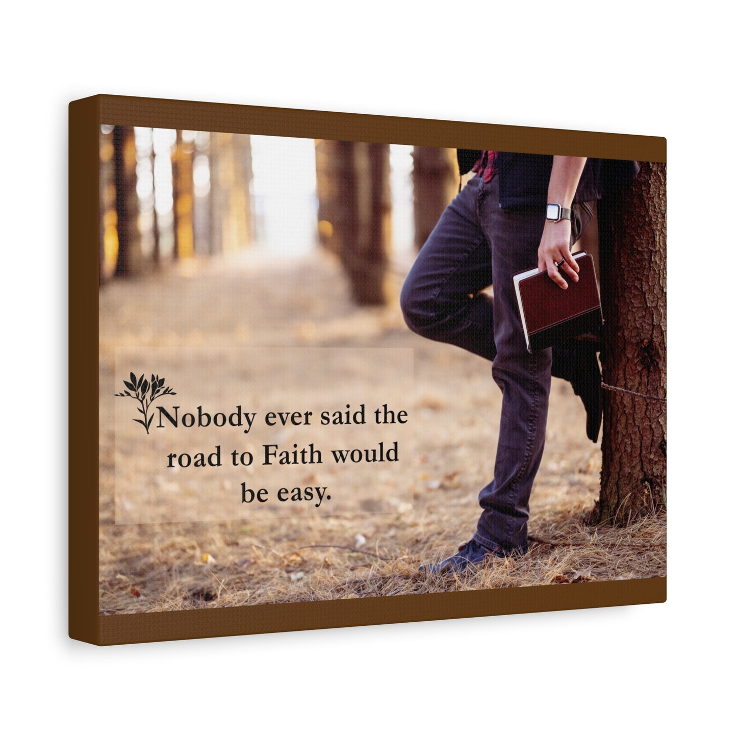 Faith Journey Matte Canvas Wall Art by Grace Canvas Shop