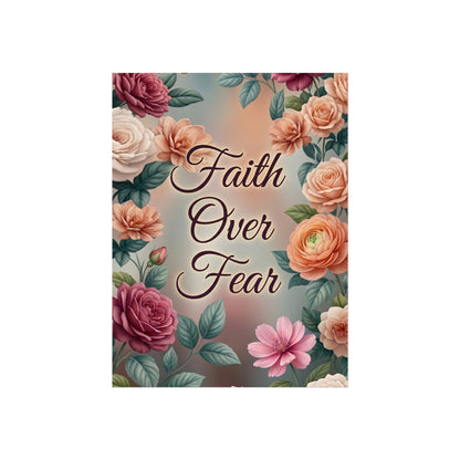 Faith Over Fear Fine Art Unframed Poster