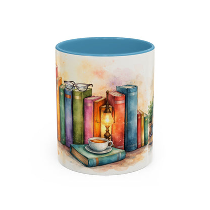 Watercolor Book Lovers Coffee Mug (11/15oz)