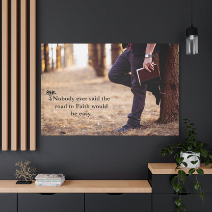 Faith Journey Matte Canvas Wall Art by Grace Canvas Shop