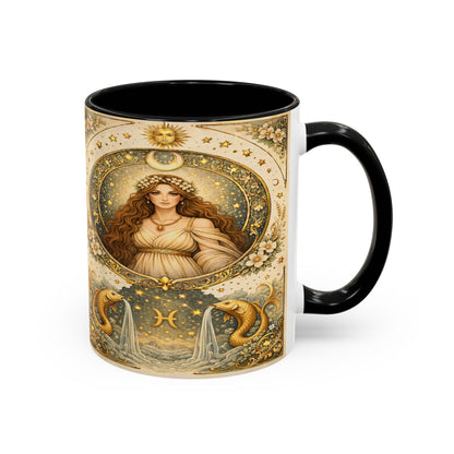 Celestrial Pisces Zodiac Coffee Mug