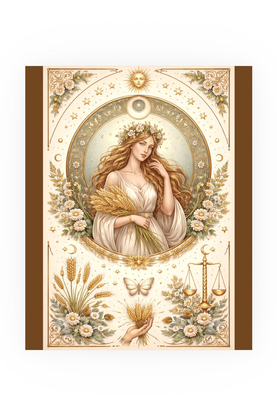 Celestial Virgo Art Print - Archival Matte Poster by Grace Canvas Shop
