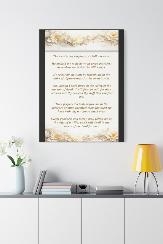 Psalm 23 Verse Home Decor by Grace Canvas