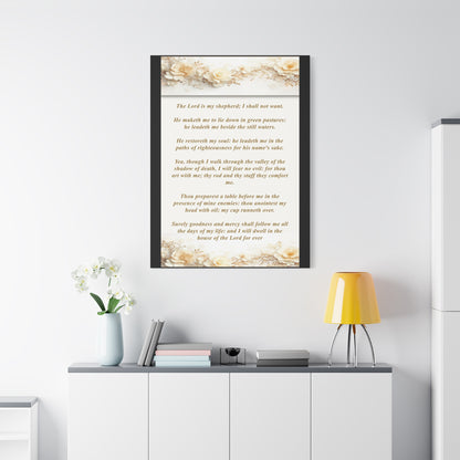 Psalm 23 Verse Home Decor by Grace Canvas