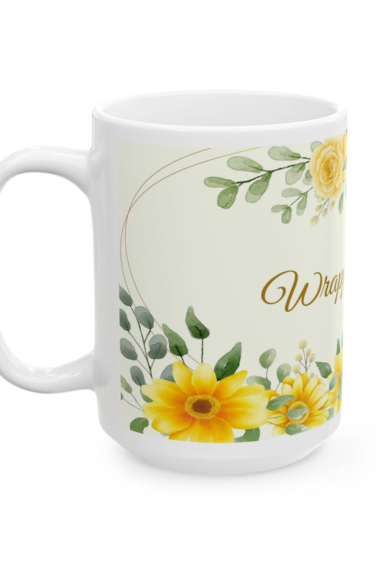 Wrapped in Love Sunflower Ceramic Mug (11oz/15oz)