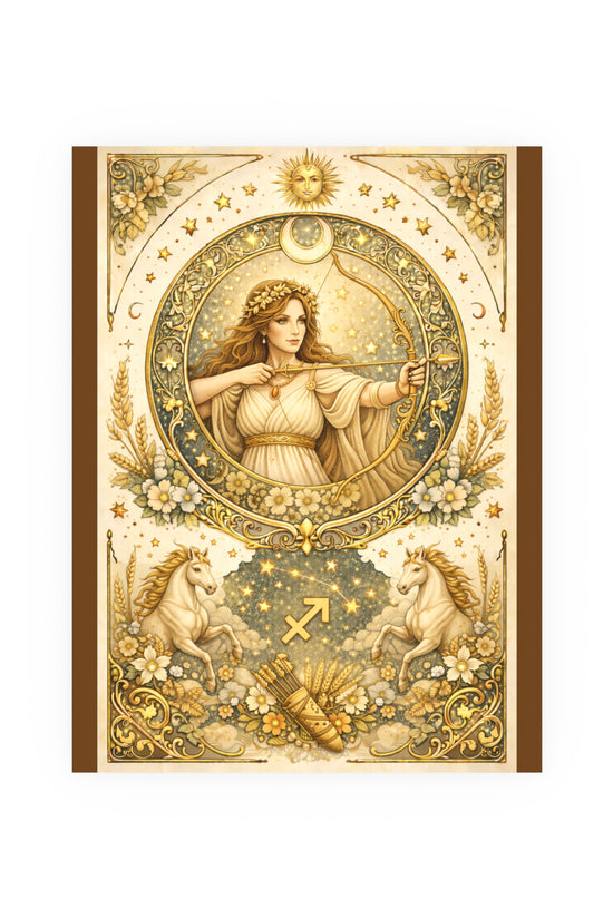 Celestial Sagittarius Zodiac Poster by Grace Canvas Shop