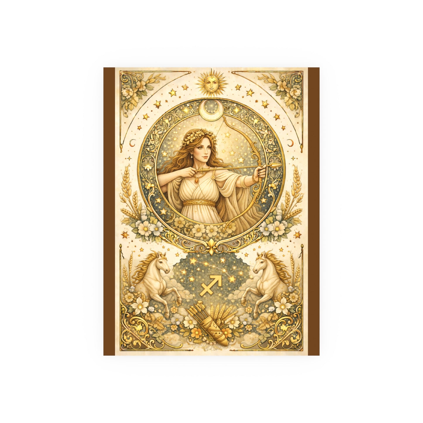 Celestial Sagittarius Zodiac Poster by Grace Canvas Shop