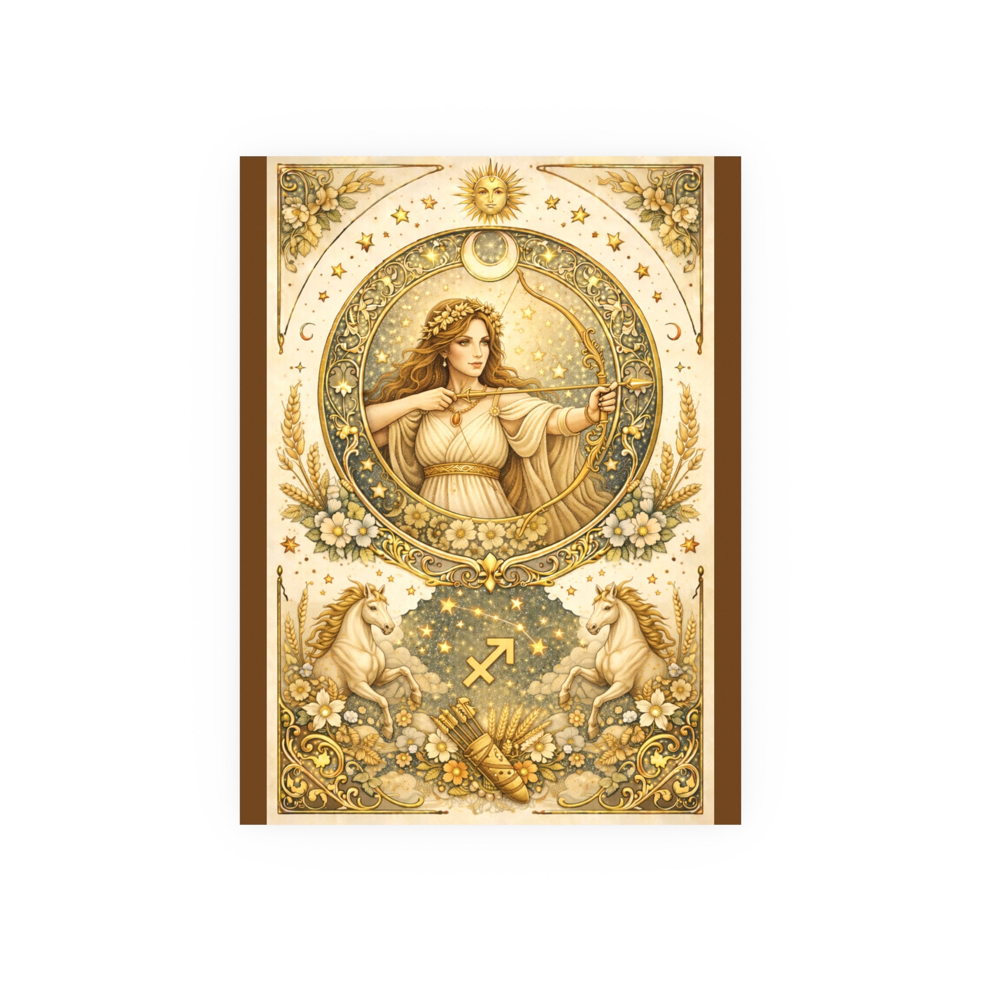 Celestial Sagittarius Zodiac Poster by Grace Canvas Shop