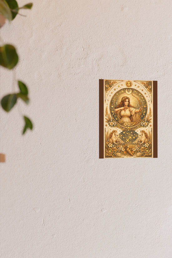 Celestial Sagittarius Zodiac Poster by Grace Canvas Shop