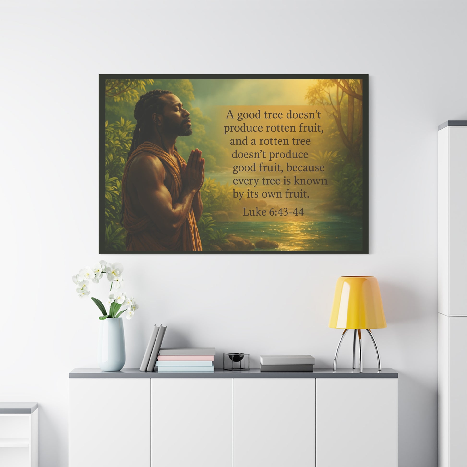 Luke 6:43- 44 Inspirational Wall Art by Grace Canvas