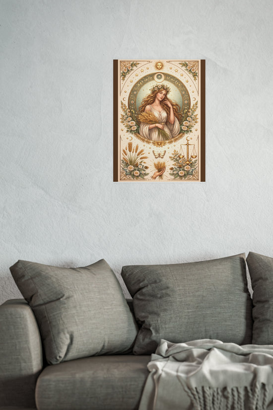 Celestial Virgo Art Print - Archival Matte Poster by Grace Canvas Shop