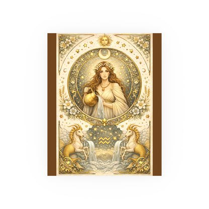 Celestial Aquarius Goddess Art Poster