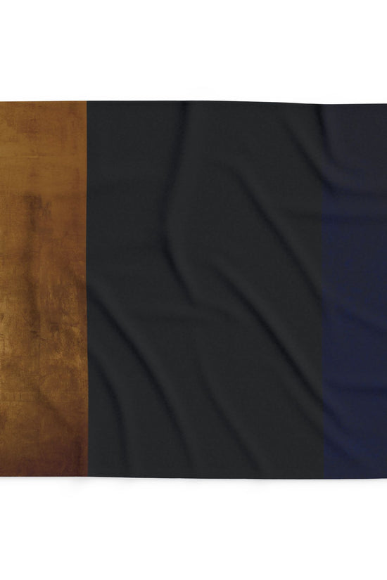 3 Colors - Arctic Colorblock Fleece Blanket by Grace Canvas Shop