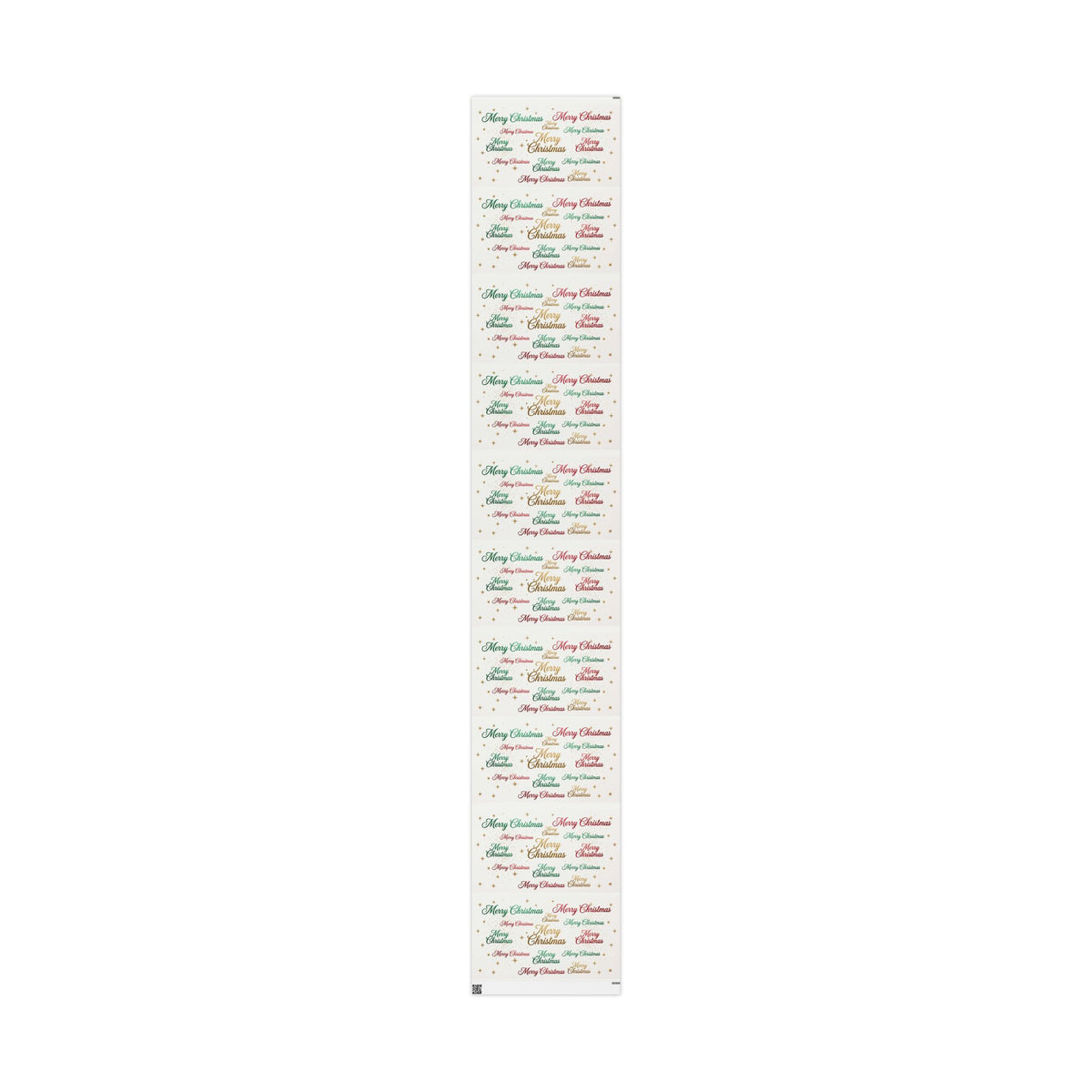 Colorful Merry Christmas Wrapping Paper