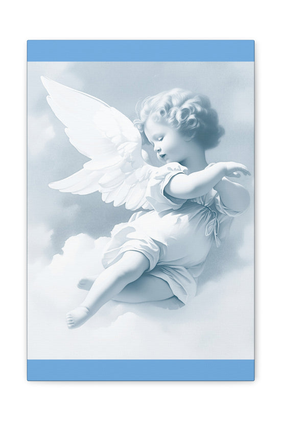 Baroque Angel Cherub Wall Canvas by Grace Canvas Shop