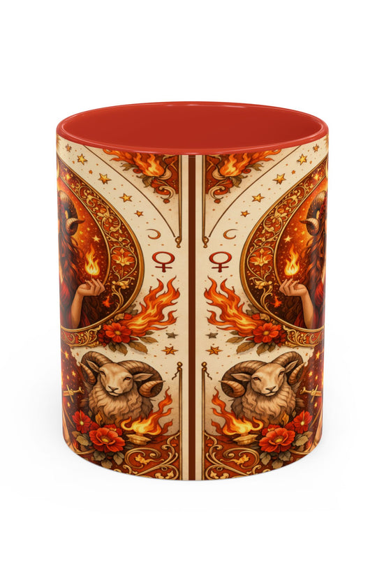 Celestial Aries Coffee Mug (11/15oz) by Grace Canvas Shop