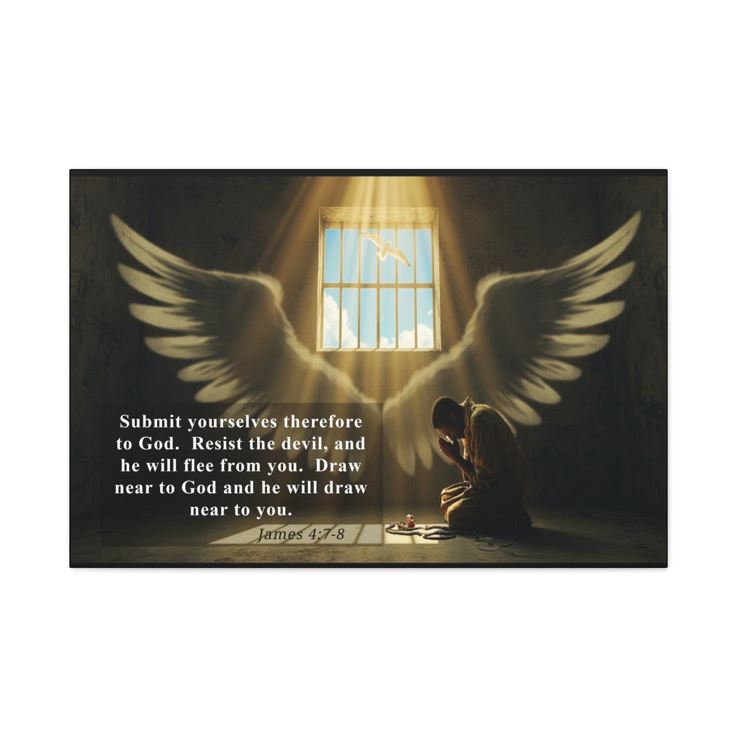 Canvas Wall Art Inspirational Prayer Print