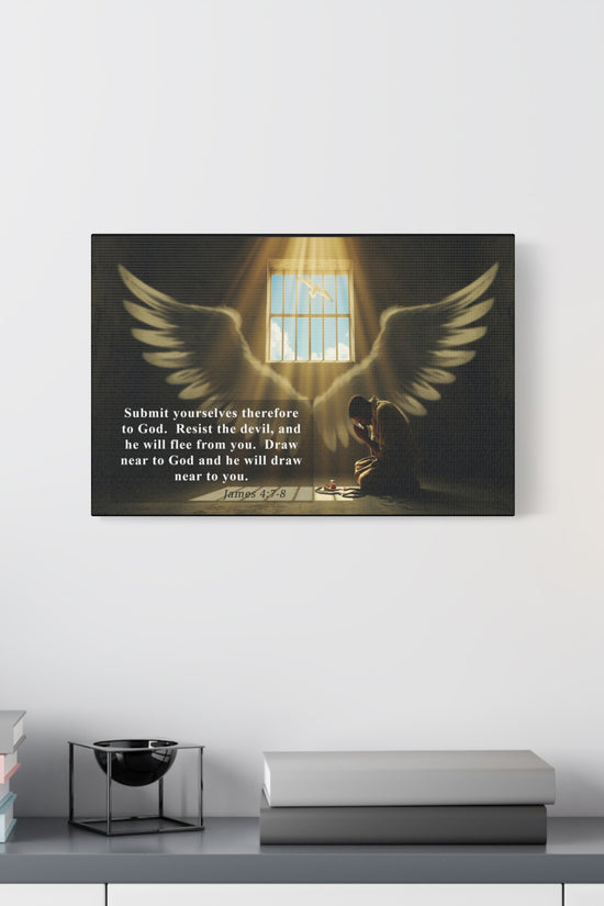 Canvas Wall Art Inspirational Prayer Print by Grace Canvas